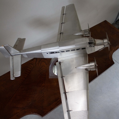 Aeroplano in alluminio da ufficio